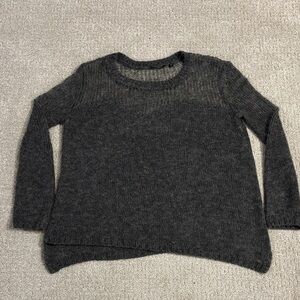 Guess Charcoal Crew Neck Sweater LARGE